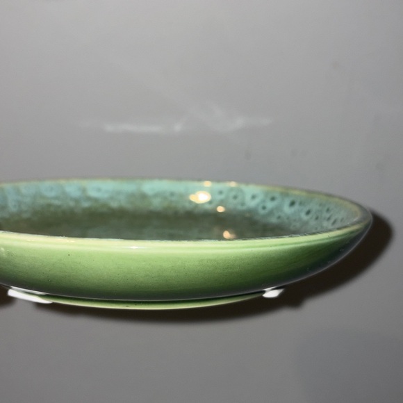 Green Ceramic plate - Picture 3 of 3